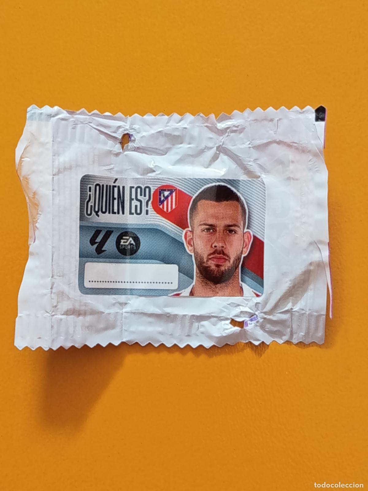 Fu&szlig;ball-Sticker: ATL&Eacute;TICO DE MADRID. QUI&Eacute;N ES? CHICLE LIGA ESTE 2026-27