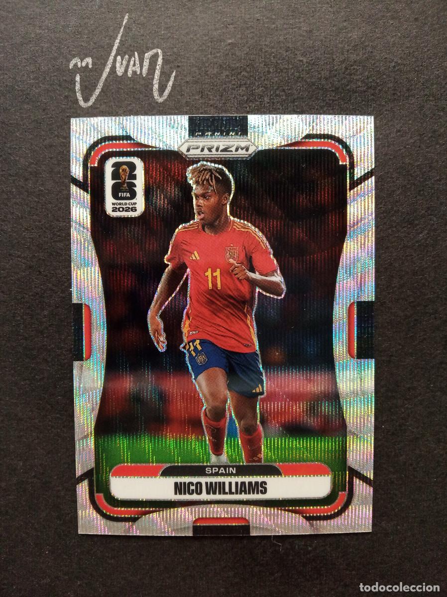Cromos de f&uacute;tbol: N&ordm; 78 WAVE NICO WILLIAMS ESPA&Ntilde;A ATHLETIC CLUB ⚽ PANINI &reg; PRIZM FIFA WORLD CUP 2026 MUNDIAL 25 26