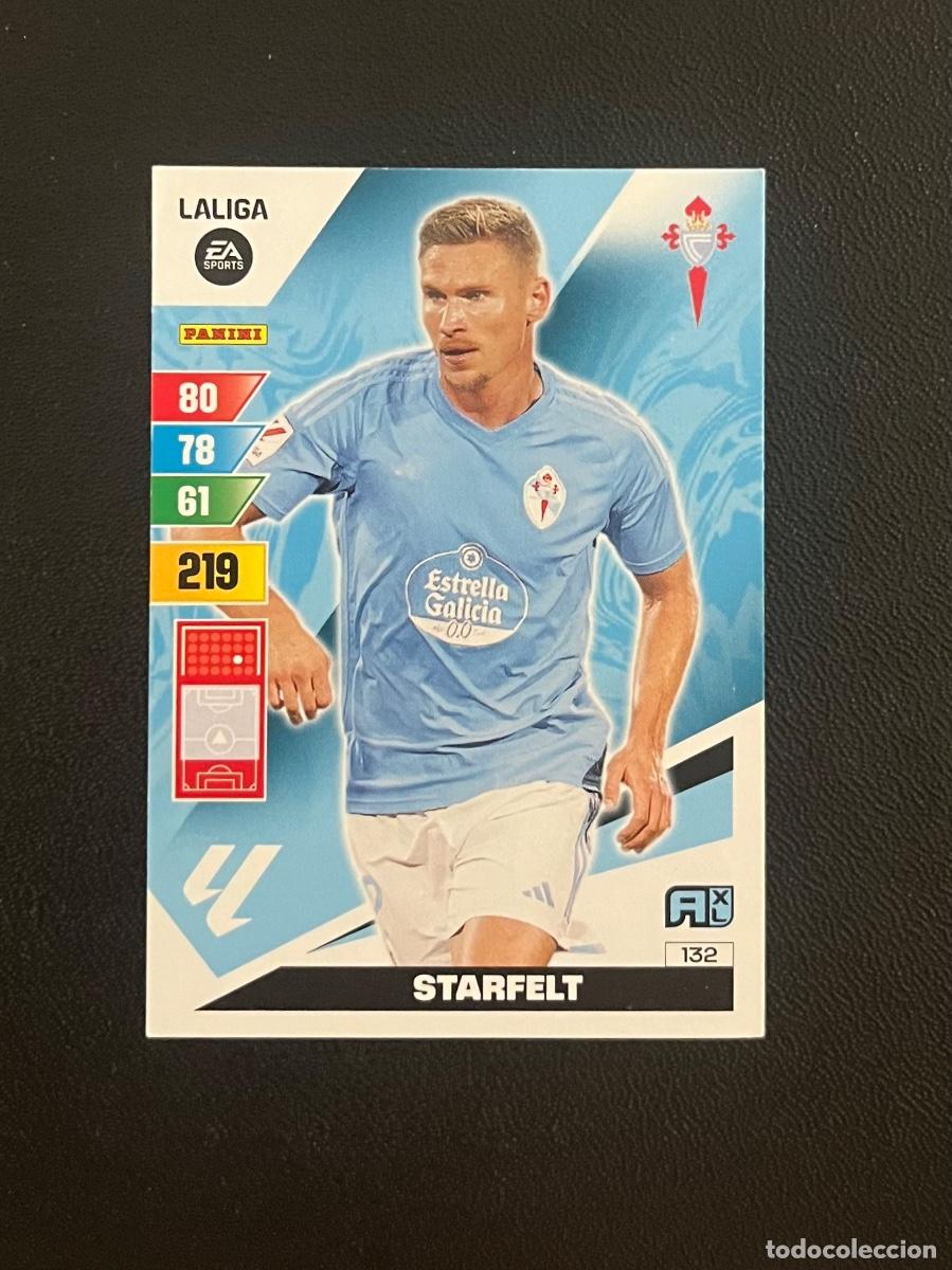 Cromos de f&uacute;tbol: 132 STARFELT RC CELTA DE VIGO ADRENALYN 2023 2024 PANINI CROMO LA LIGA 23 24