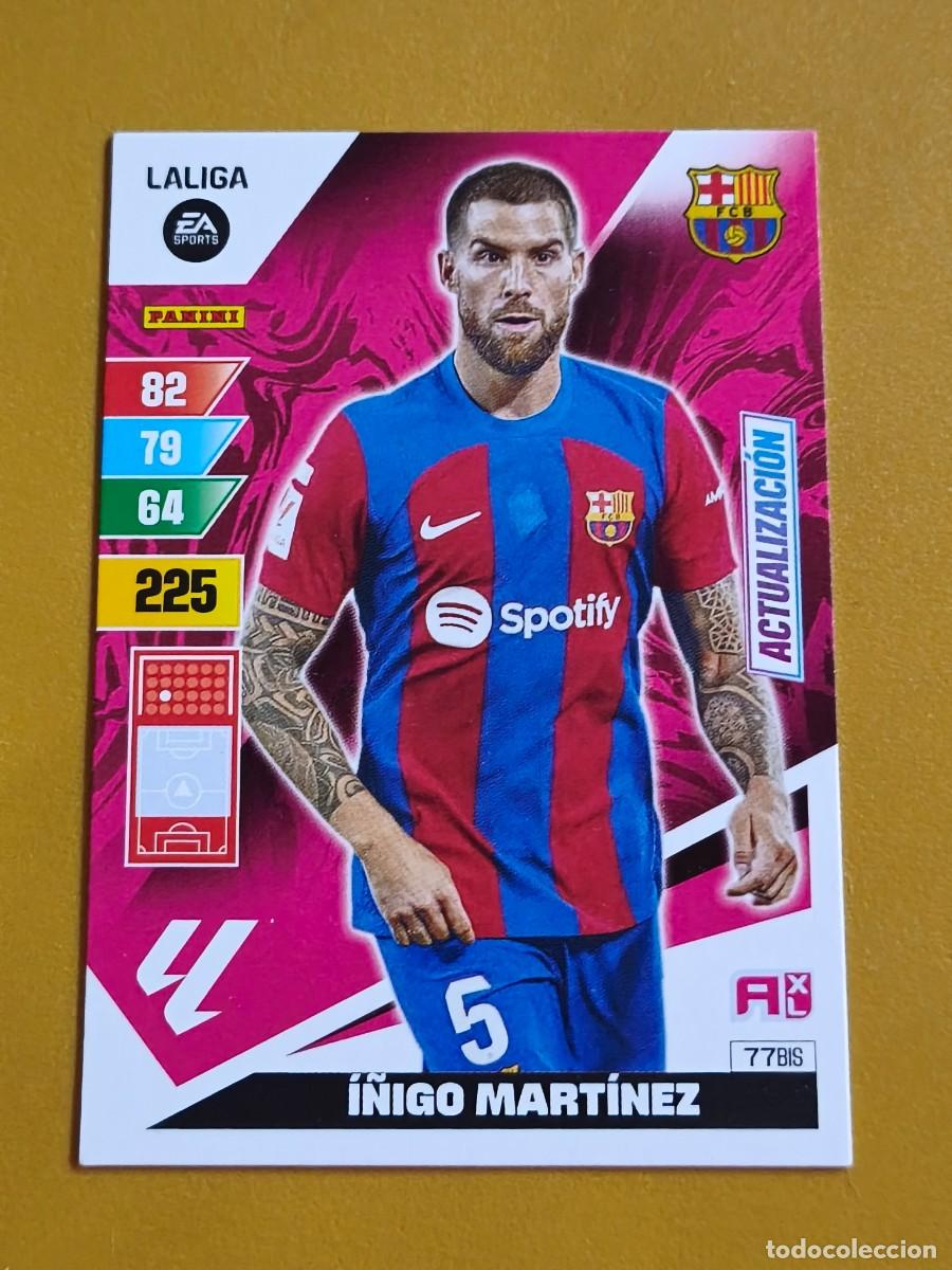 Cromos de f&uacute;tbol: i&ntilde;igo martinez, 2023 24 actualizacion