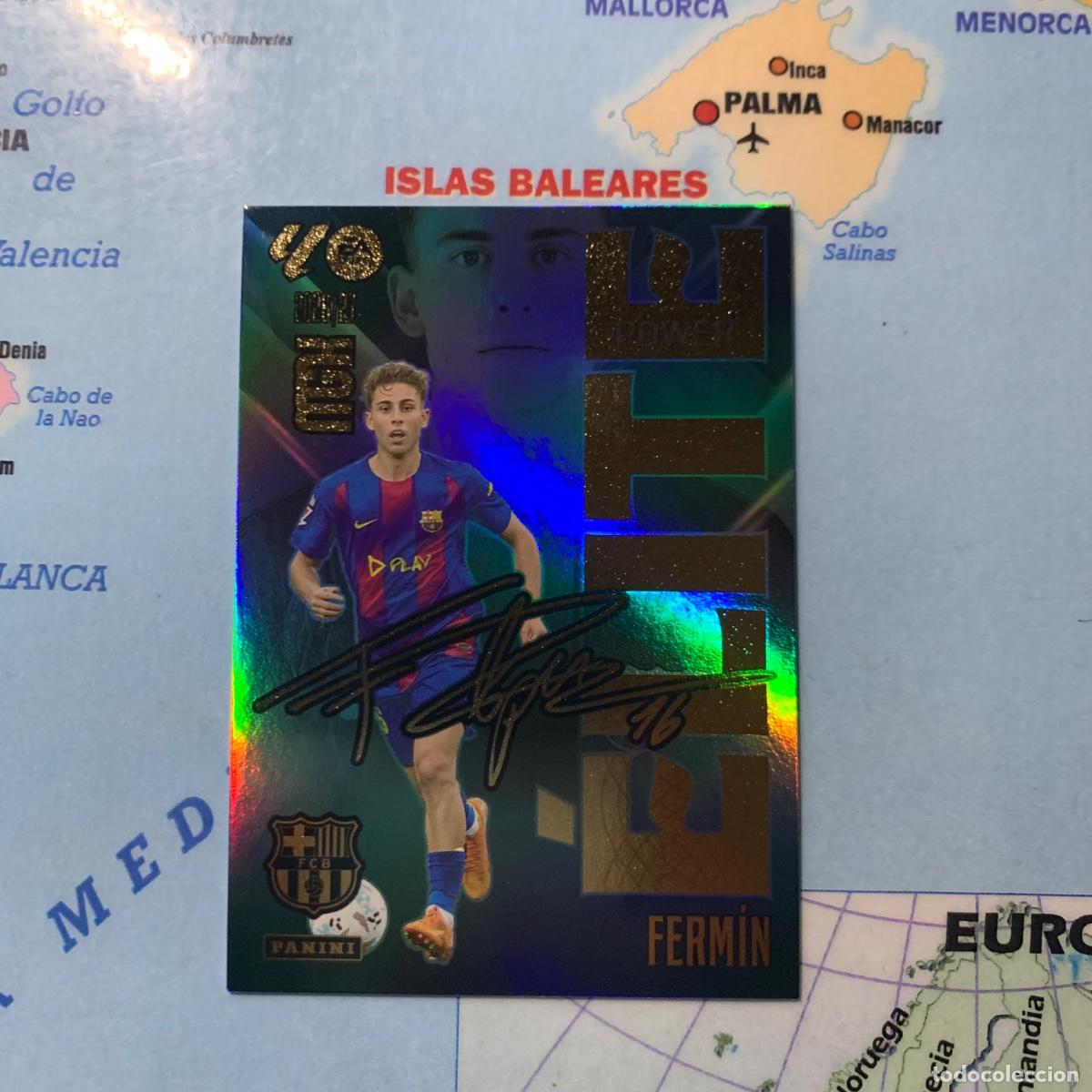 Cromos de f&uacute;tbol: Ferm&iacute;n elite power n&uacute;mero P6 Del Barcelona megacracks 26-27 2026-2027