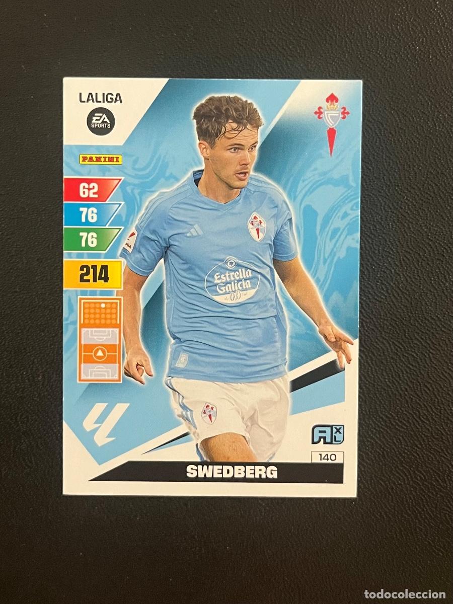 Cromos de f&uacute;tbol: 140 WILLIOT SWEDBERG RC CELTA DE VIGO ADRENALYN 2023 2024 PANINI CROMO LA LIGA 23 24