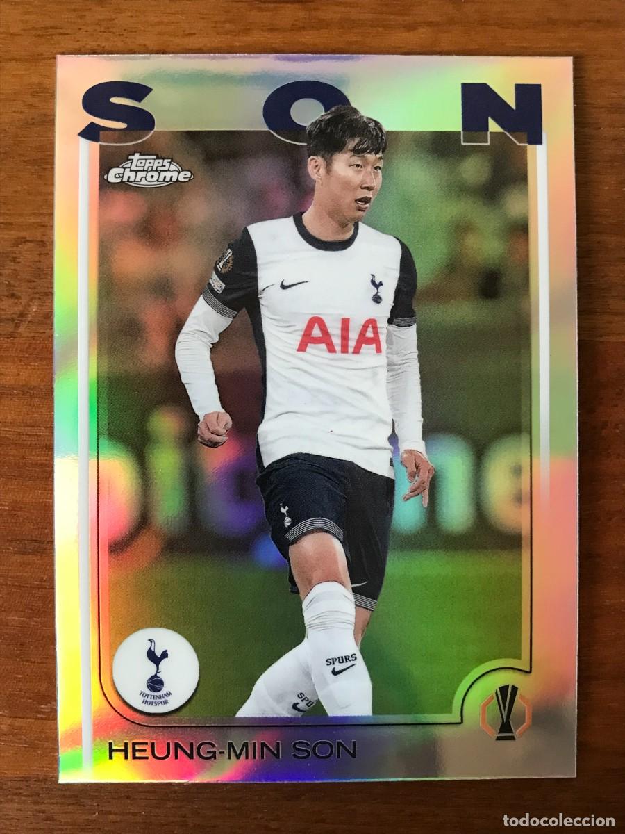 Cromos de f&uacute;tbol: HEUNG MIN SON - TOTENHAM HOTSPUR - REFRACTOR - TOPPS CHROME UEFA CHAMPIONS 2024 2025 24 25