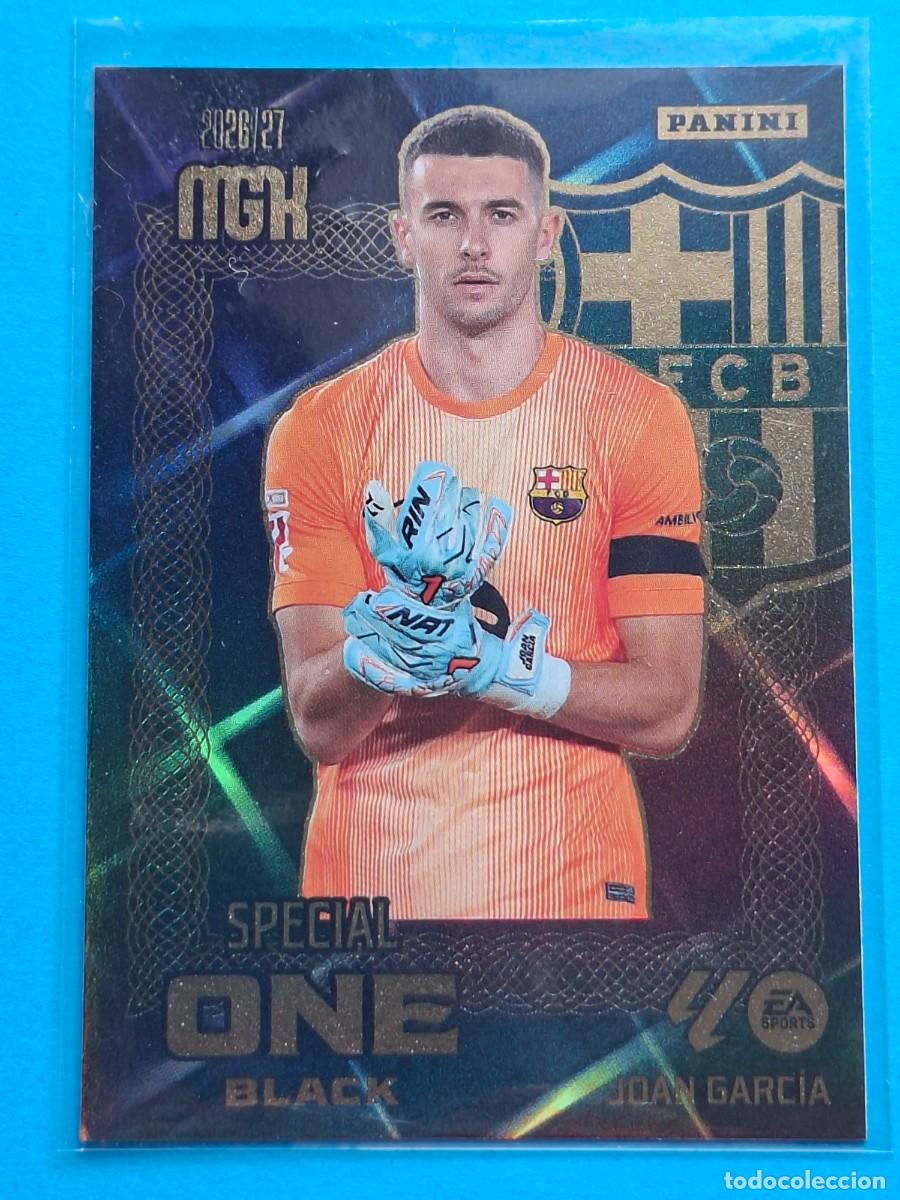Cromos de f&uacute;tbol: SPECIAL ONE Black JOAN GARC&Iacute;A (FC Barcelona) - Panini MGK LaLiga 2026-27
