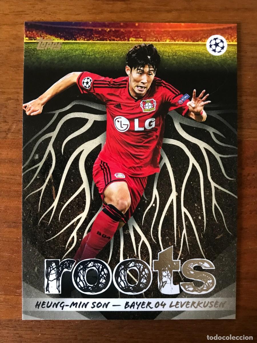 Cartes &agrave; collectionner de Football: HEUNG MIN SON - TOTTENHAM HOTSPUR - ROOTS - TOPPS UEFA CHAMPIONS 2024 2025 24 25
