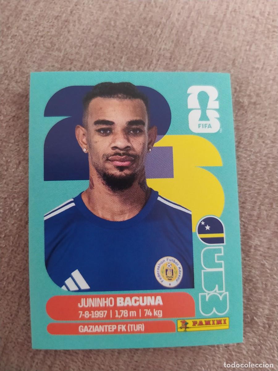 Cromos de f&uacute;tbol: CUW 11 CUW11 Juninho BACUNA Cura&ccedil;ao Curasao Mundial 2026 Panini