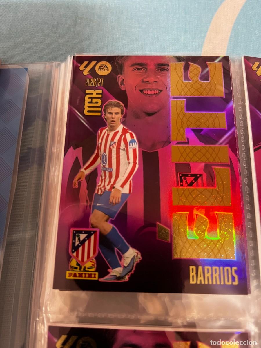 Cromos de f&uacute;tbol: MEGACRACKS MGK 2026 2027 26 27 PANINI N&ordm; 1 PABLO BARRIOS ATLETICO DE MADRID ELITE