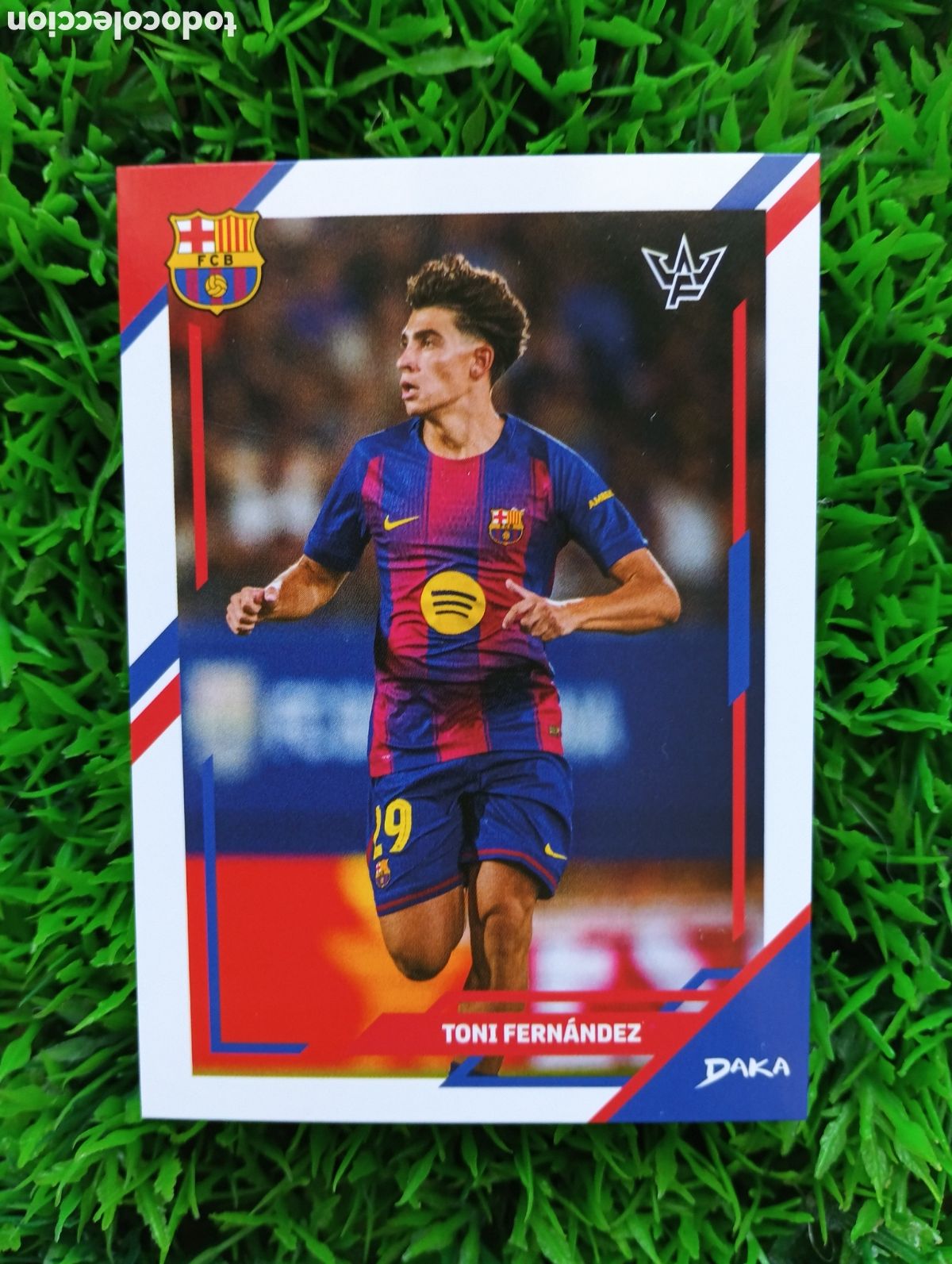 Cromos de f&uacute;tbol: Toni Fernandez Barcelona Daka # 19-B