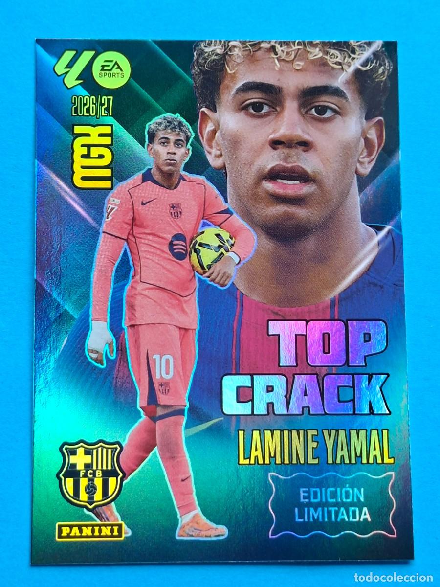Cromos de f&uacute;tbol: TOP CRACK Edici&oacute;n Limitada LAMINE YAMAL (FC Barcelona)&nbsp; - Panini MGK LaLiga 2026-27