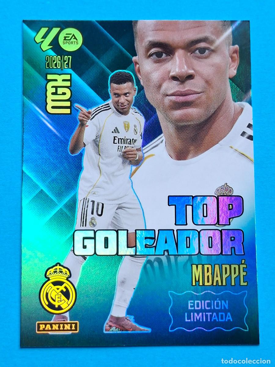 Cromos de f&uacute;tbol: TOP Goleador Edici&oacute;n Limitada MBAPP&Eacute; (Real Madrid) - Panini MGK LaLiga 2026-27