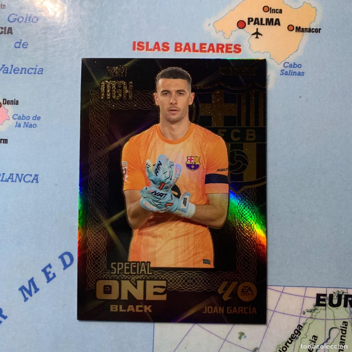 Cromos de f&uacute;tbol: Joan Garc&iacute;a Special One Black del Barcelona megacracks 26-27 2026-2027