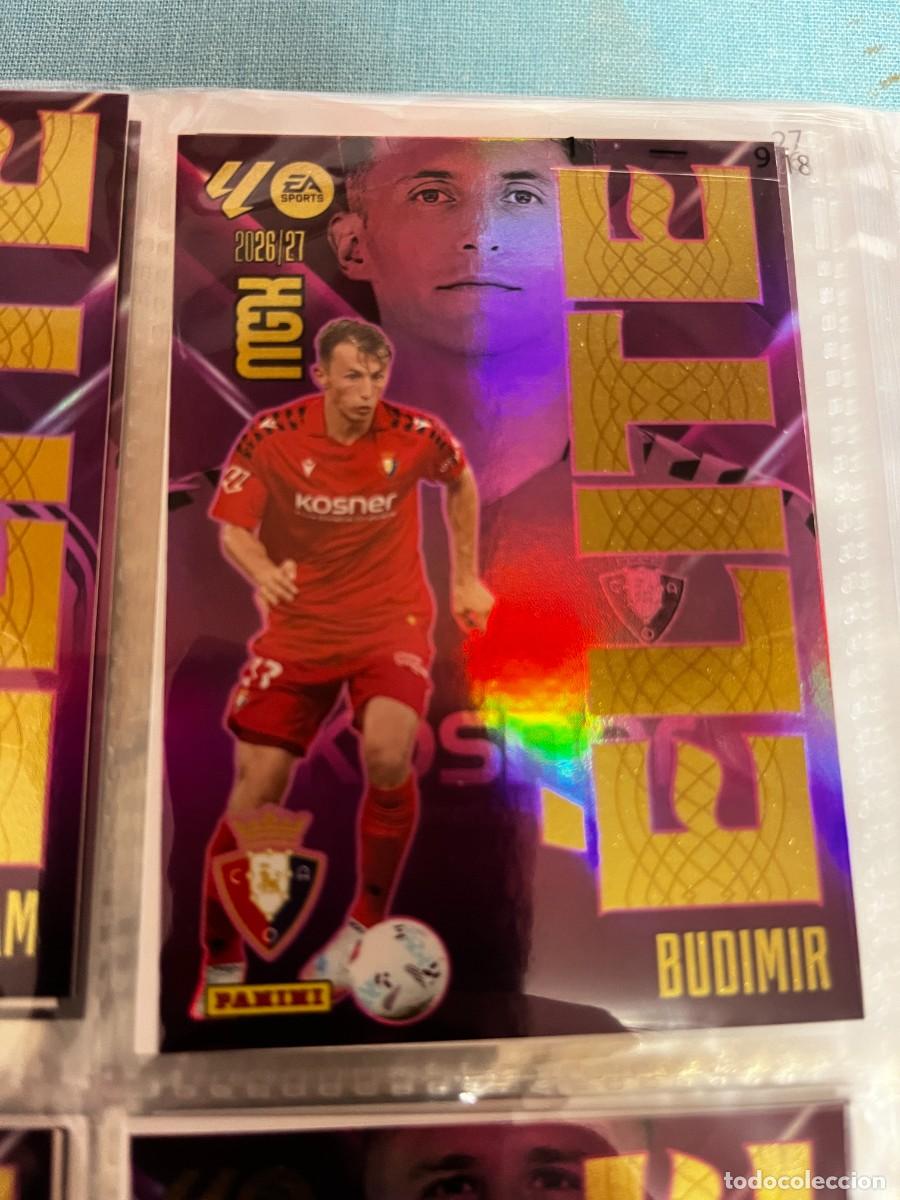 Cromos de f&uacute;tbol: MEGACRACKS MGK 2026 2027 26 27 PANINI N&ordm; 3 BUDIMIR OSASUNA ELITE