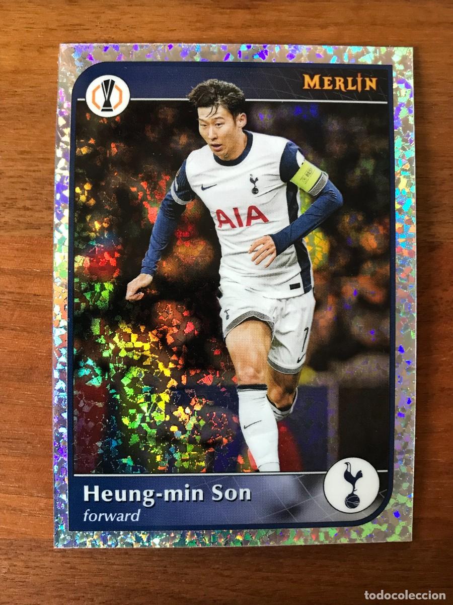 Cromos de f&uacute;tbol: HEUNG MIN SON - TOTENHAM HOTSPUR - MINI DIAMOND REFRACTOR - TOPPS CHROME MERLIN CHAMPIONS 2024 2025