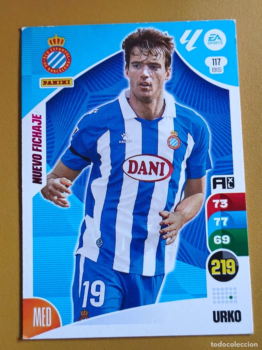 Cromos de f&uacute;tbol: urko, 2024 25 nuevo fichaje