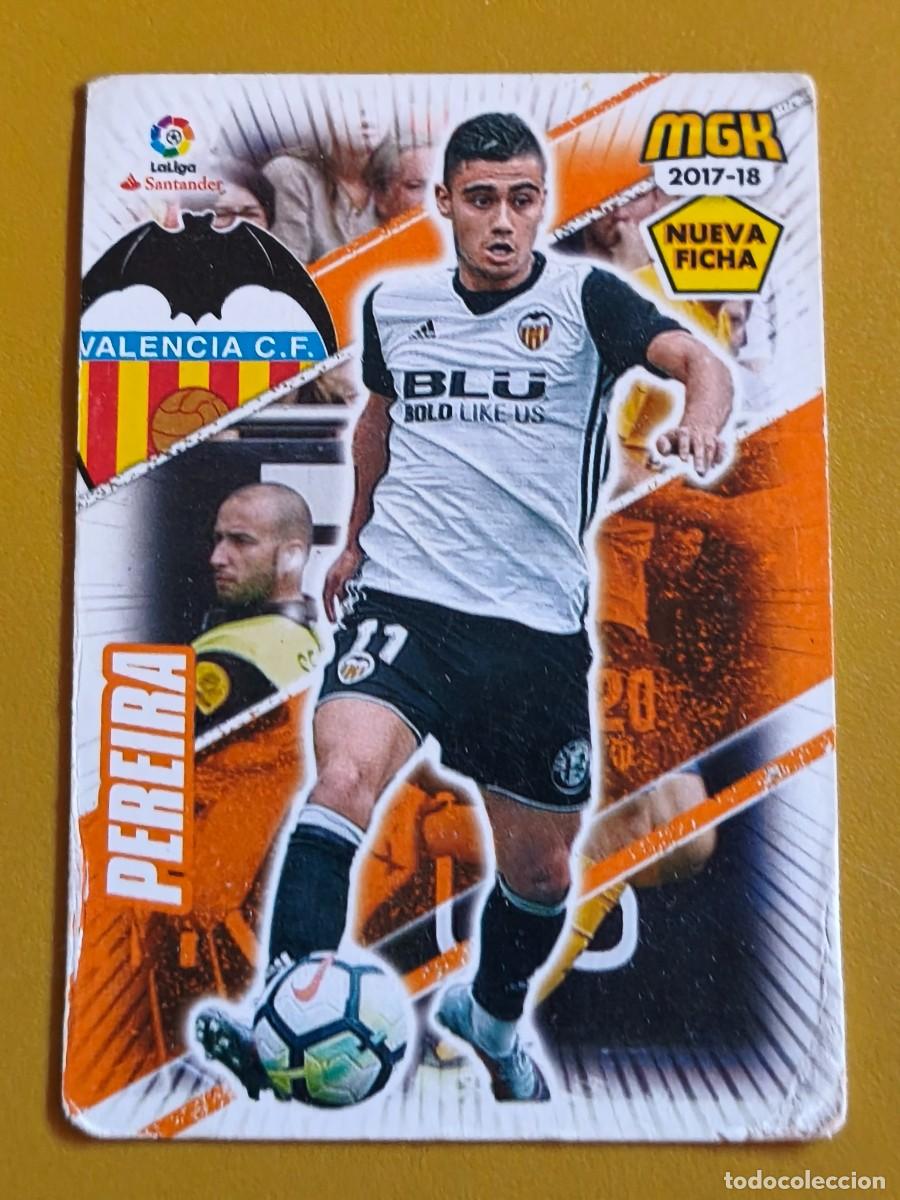 Cromos de f&uacute;tbol: pereira, 2017 18 nueva ficha