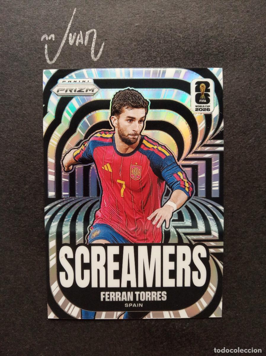 Fu&szlig;ball-Sticker: 7 SCREAMERS FERRAN TORRES ESPA&Ntilde;A BARCELONA ⚽ PANINI &reg; PRIZM FIFA WORLD CUP 2026 MUNDIAL 25 26 NUEVO