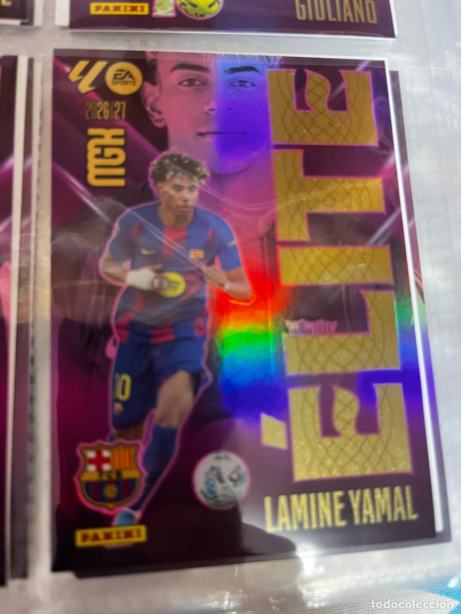 Cromos de f&uacute;tbol: MEGACRACKS MGK 2026 2027 26 27 PANINI N&ordm; 9 LAMINE YAMAL BARCELONA ELITE