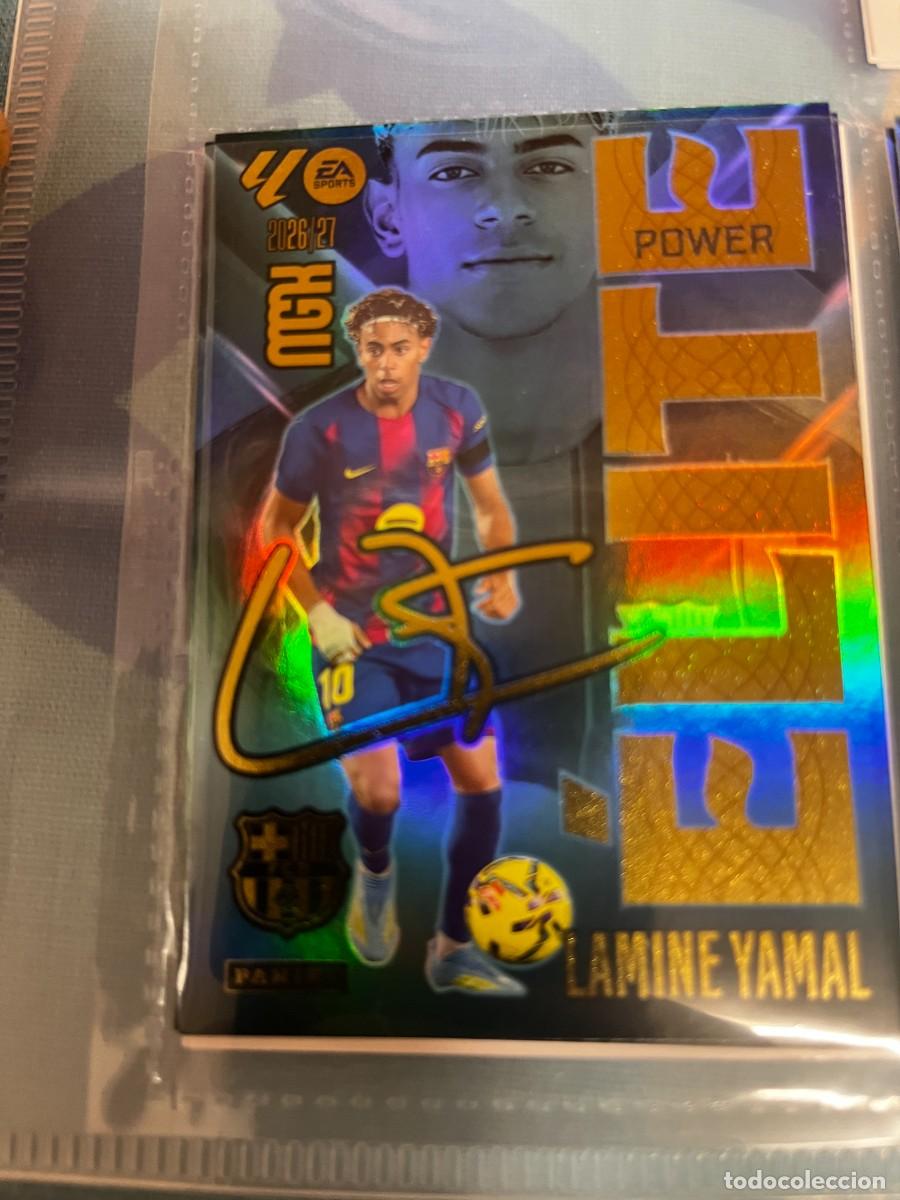 Cromos de Futebol: MEGACRACKS MGK 2026 2027 26 27 PANINI N&ordm; 9 P 9P LAMINE YAMAL BARCELONA ELITE POWER