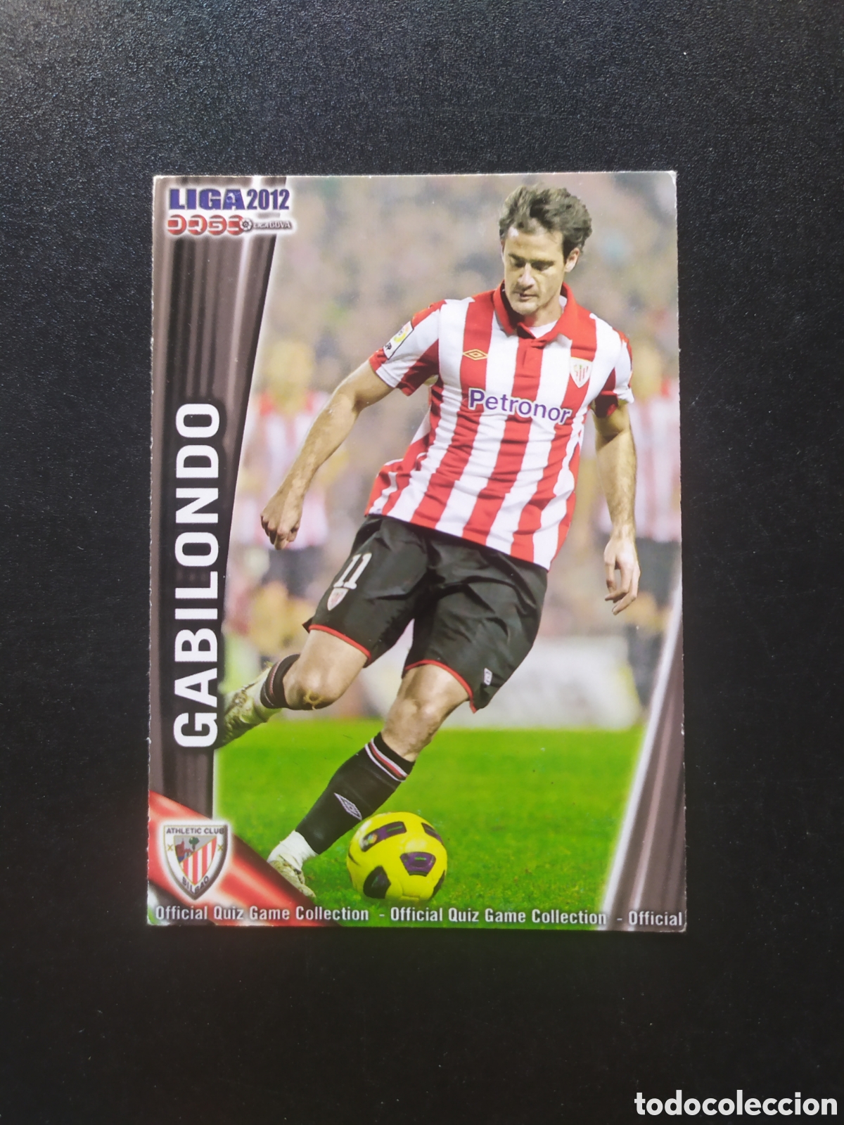 Cromos de Futebol: Mundicromo fichas Liga 2011 2012 11 12 Gabilondo n&deg; 149 Athletic Bilbao