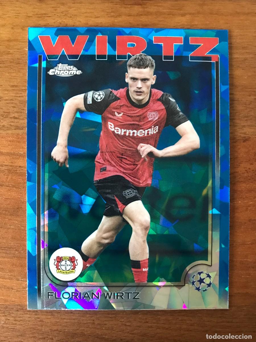 Cromos de f&uacute;tbol: FLORIAN WIRTZ - BAYER LEVERKUSEN - SAPPHIRE TOPPS CHROME UEFA CHAMPIONS - 2024 2025 24 25