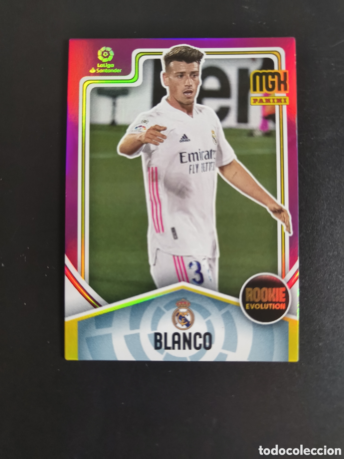 Cromos de f&uacute;tbol: Megacracks 2021/22 384 Blanco Rookie Evolution