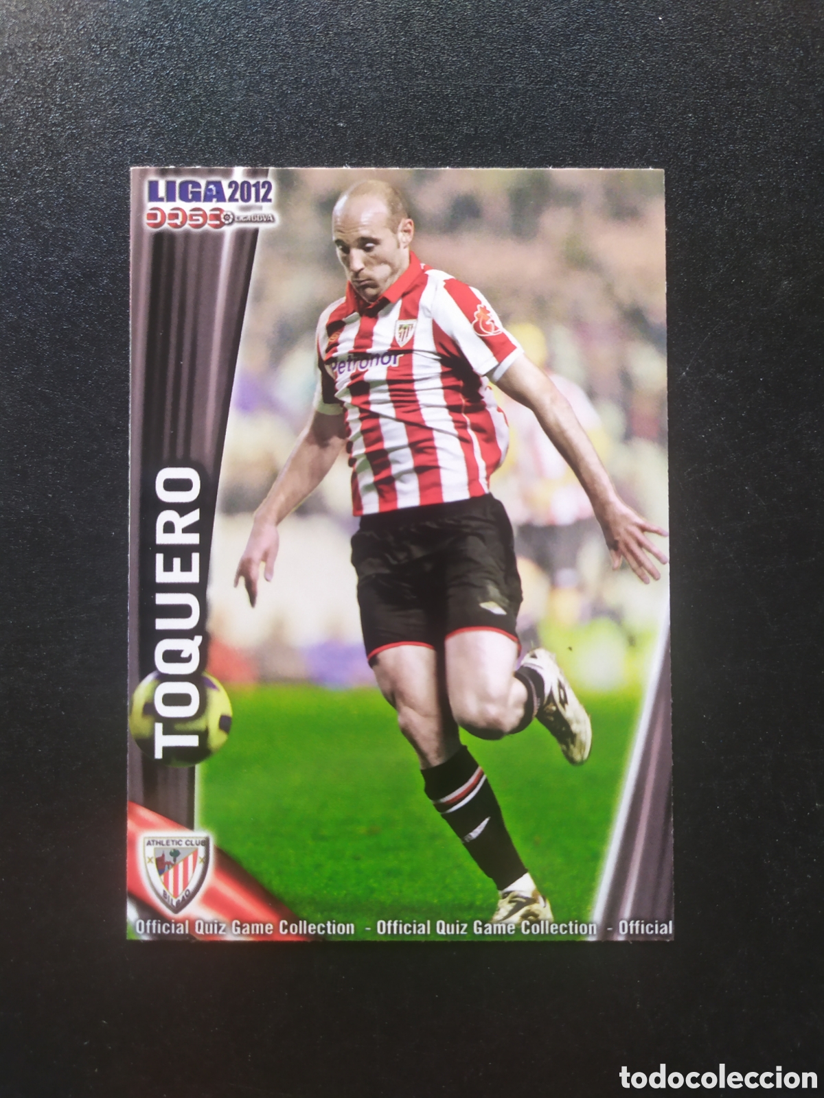 Cromos de f&uacute;tbol: Mundicromo fichas Liga 2011 2012 11 12 Toquero n&deg; 155 Athletic Bilbao