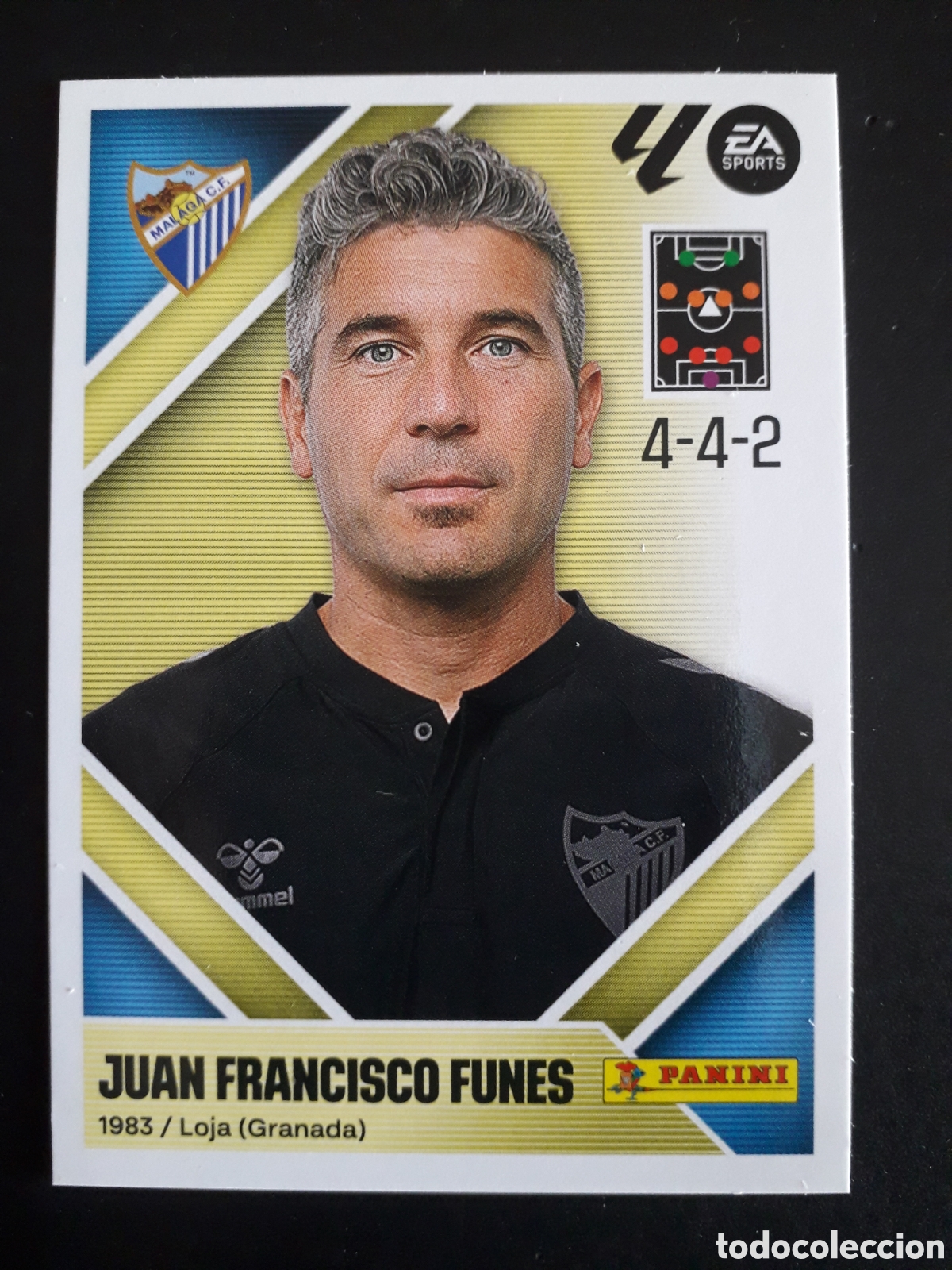 Cromos de f&uacute;tbol: JUAN FRANCISCO FUNES, M&Aacute;LAGA N&deg; 2 ED ESTE 2026 2027 26 27 SIN PEGAR PEDIDO M&Iacute;NIMO 3&euro;