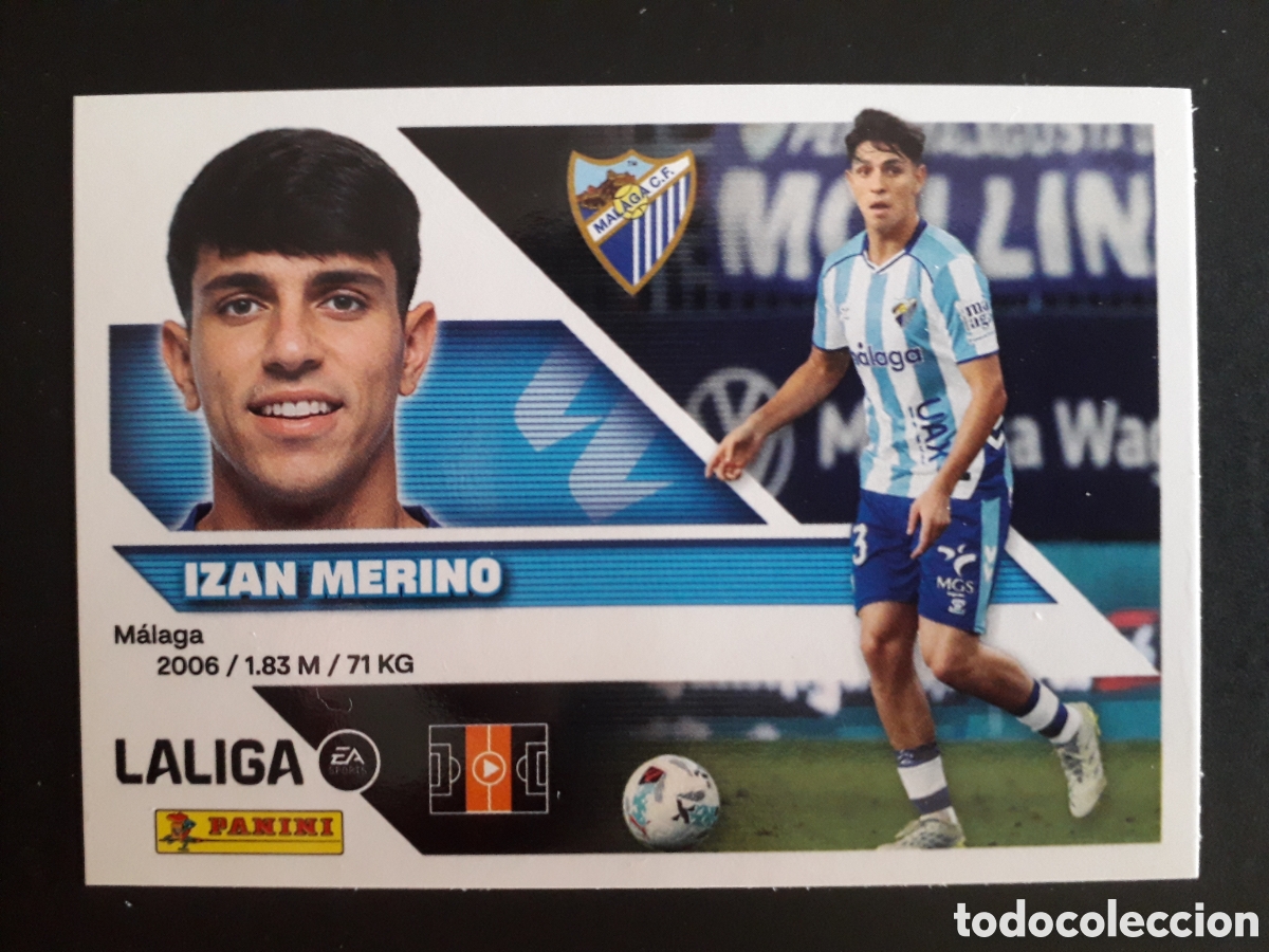 Cromos de f&uacute;tbol: IZAN MERINO, M&Aacute;LAGA N&deg; 11 ED ESTE 2026 2027 26 27 SIN PEGAR PEDIDO M&Iacute;NIMO 3&euro;
