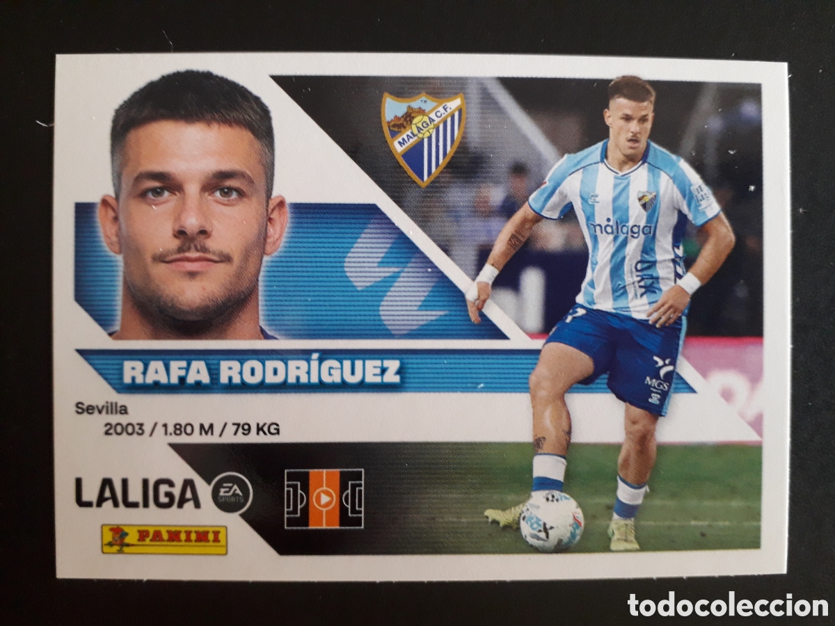 Cromos de f&uacute;tbol: RAFA RODR&Iacute;GUEZ, M&Aacute;LAGA N&deg; 13A ED ESTE 2026 2027 26 27 SIN PEGAR PEDIDO M&Iacute;NIMO 3&euro;