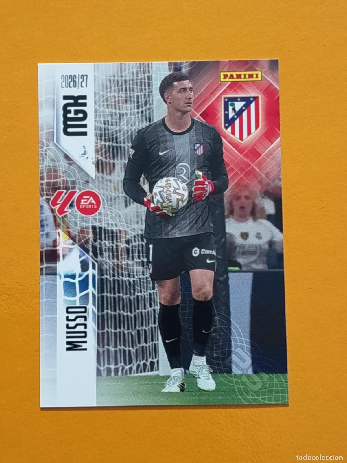 Cromos de f&uacute;tbol: 57 MUSSO. ATL&Eacute;TICO DE MADRID. MEGACRACKS 2026-27. PANINI