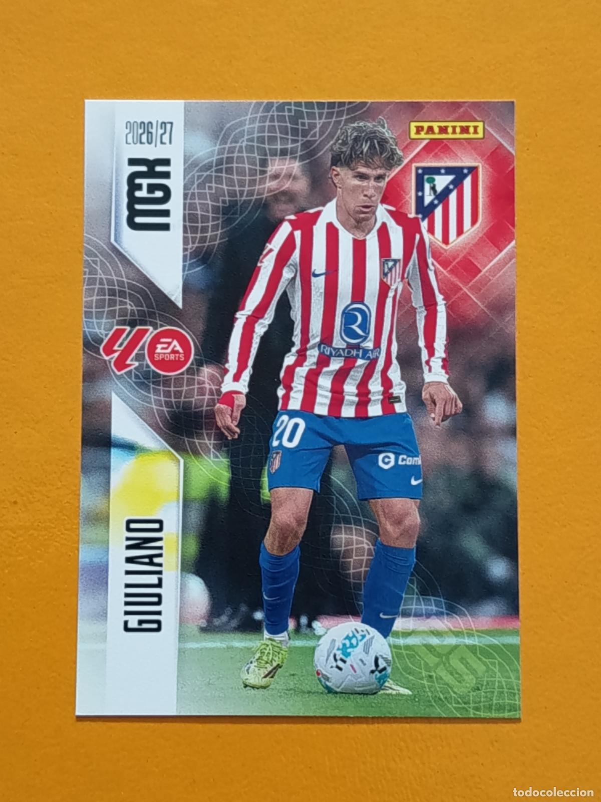 Cromos de f&uacute;tbol: 69 GIULIANO. ATL&Eacute;TICO DE MADRID. MEGACRACKS 2026-27. PANINI