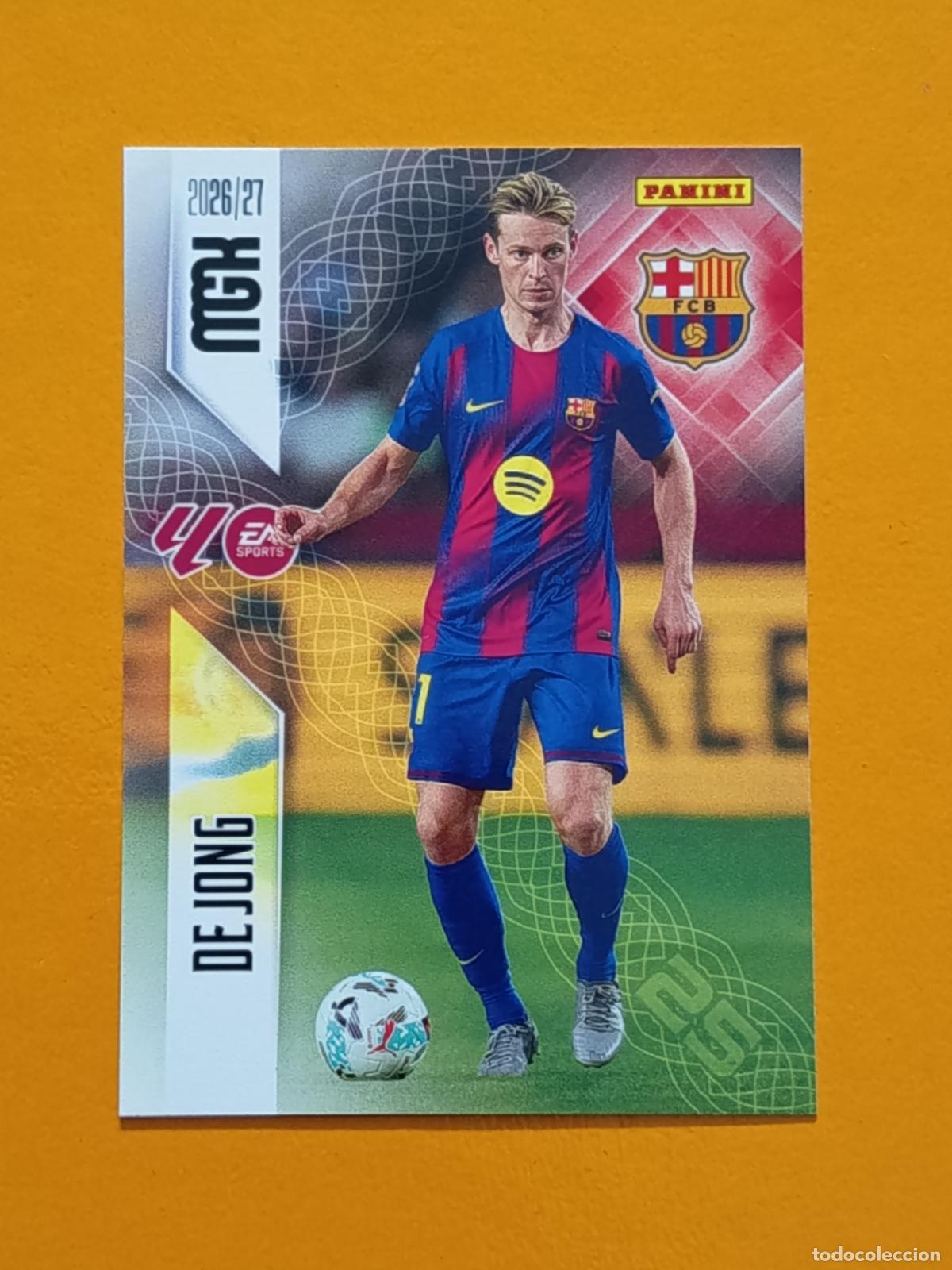 Cromos de f&uacute;tbol: 82 DE JONG. FC BARCELONA. MEGACRACKS 2026-27. PANINI