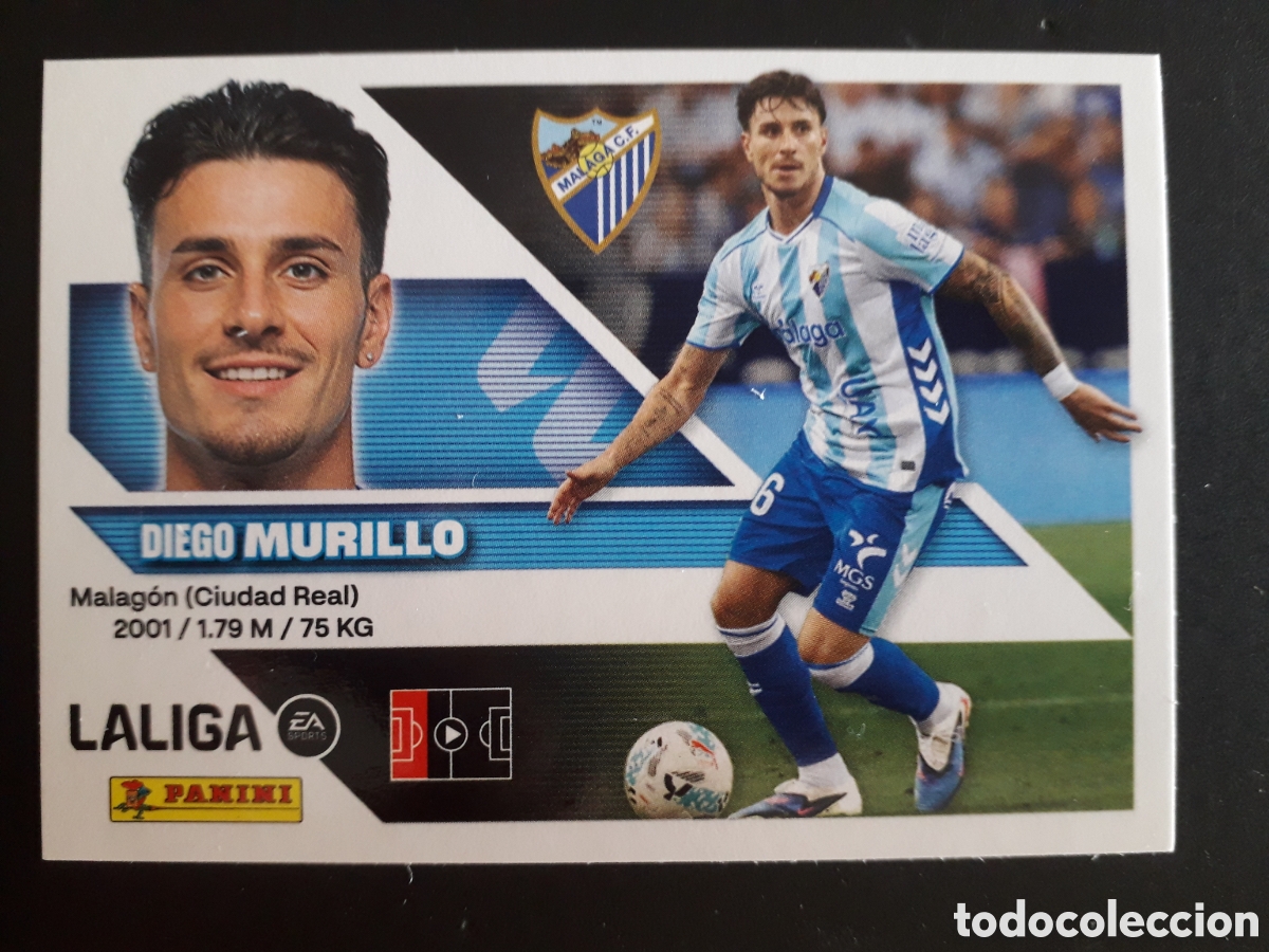 Cromos de f&uacute;tbol: MURILLO, M&Aacute;LAGA N&deg; 6 ED ESTE 2026 2027 26 27 SIN PEGAR PEDIDO M&Iacute;NIMO 3&euro;