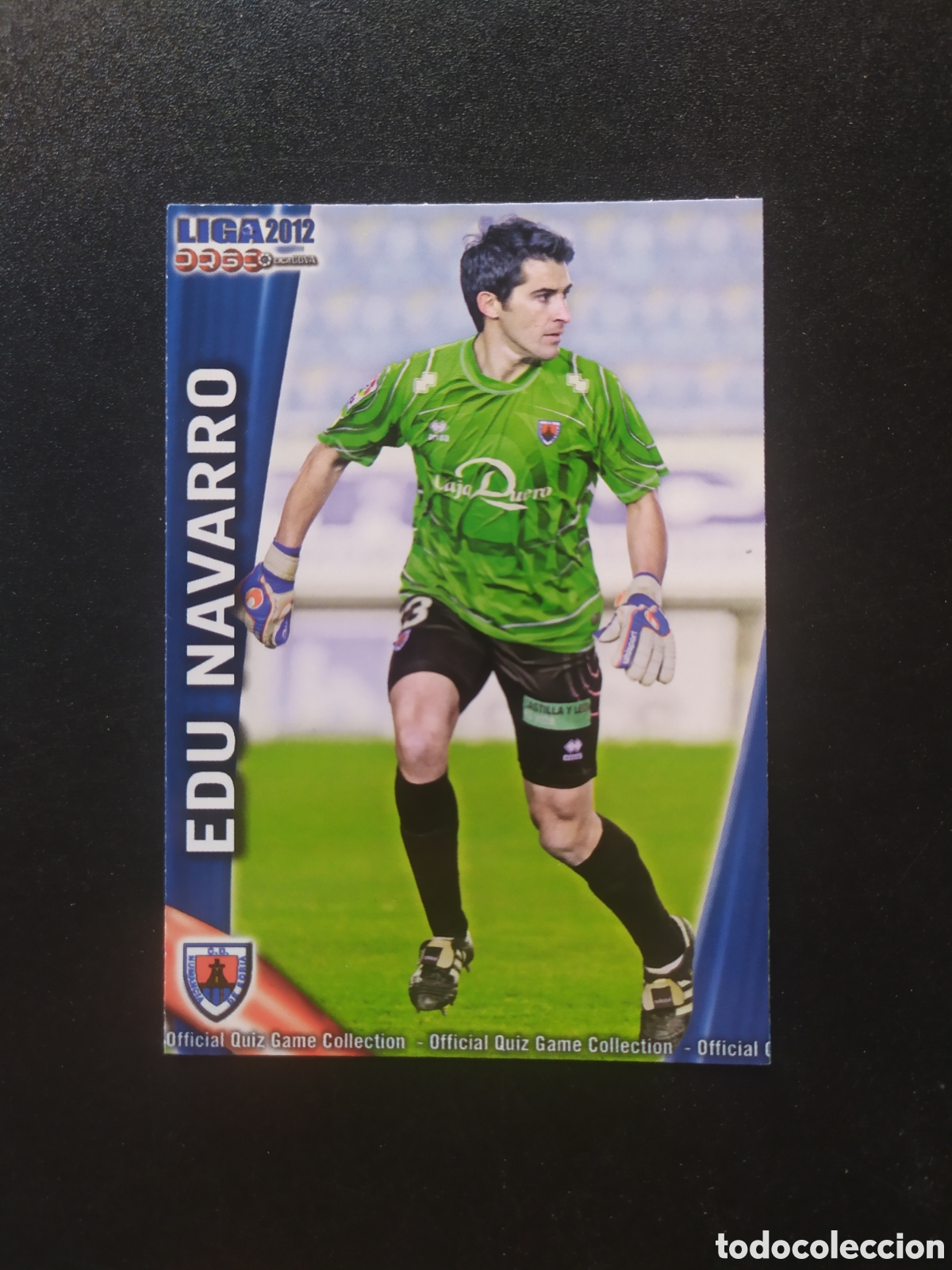 Cromos de f&uacute;tbol: Mundicromo fichas Liga 2011 2012 11 12 Edu Navarro n&deg; 904 Numancia