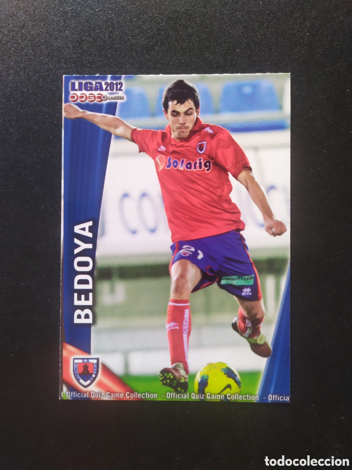 Cromos de f&uacute;tbol: Mundicromo fichas Liga 2011 2012 11 12 Bedoya n&deg; 906 Numancia