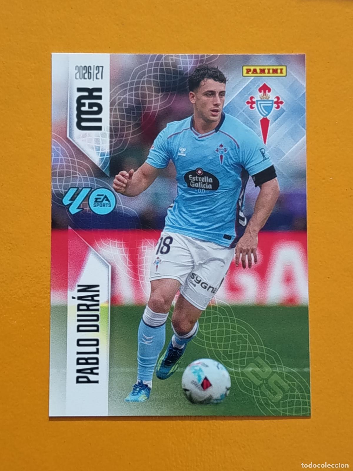 Cromos de f&uacute;tbol: 123 PABLO DUR&Aacute;N. REAL CLUB CELTA DE VIGO. MEGACRACKS 2026-27. PANINI