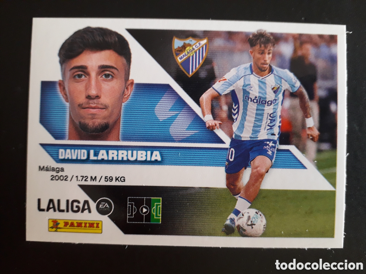 Cromos de f&uacute;tbol: LARRUBIA, M&Aacute;LAGA N&deg; 16 ED ESTE 2026 2027 26 27 SIN PEGAR PEDIDO M&Iacute;NIMO 3&euro;