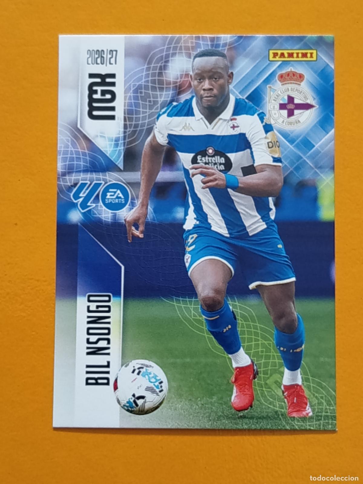 Cromos de f&uacute;tbol: 144 BIL NSONGO. DEPORTIVO LA CORU&Ntilde;A. MEGACRACKS 2026-27. PANINI