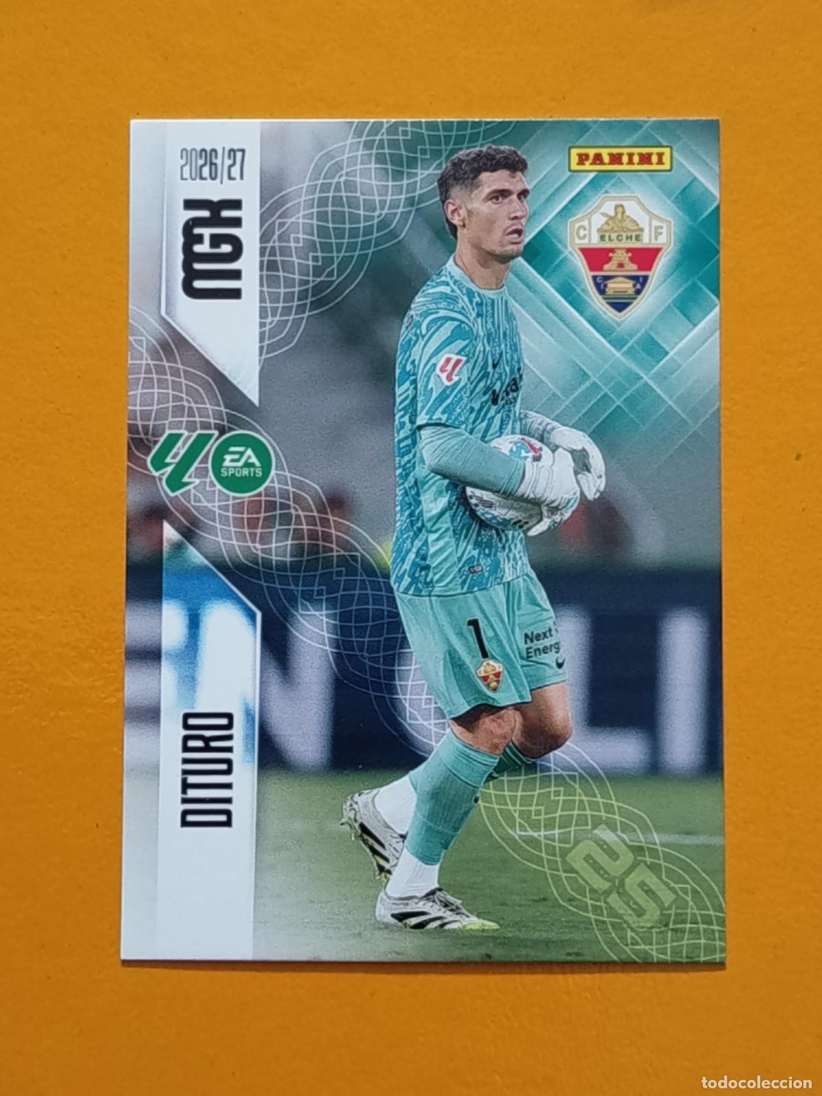 Football Stickers: 146 DITURO. ELCHE CF. MEGACRACKS 2026-27. PANINI