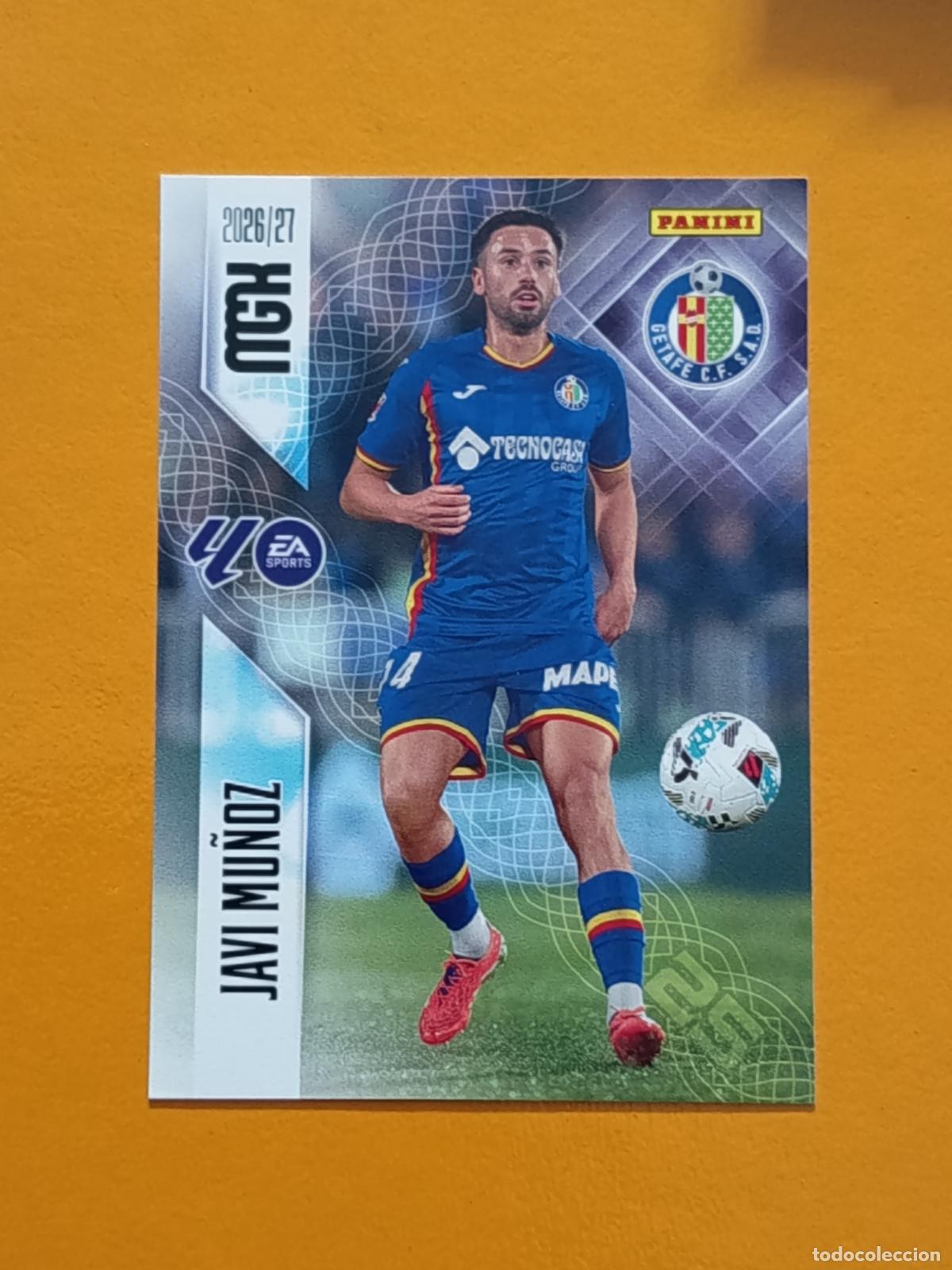 Figurine di Calcio: 191 JAVI MU&Ntilde;OZ. GETAFE CF. MEGACRACKS 2026-27. PANINI