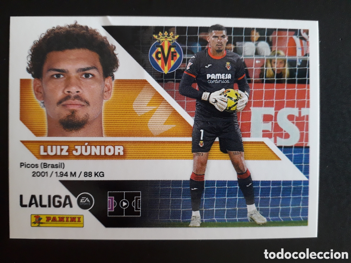 Football Stickers: LUIZ J&Uacute;NIOR VILLARREAL N&deg; 3 ED ESTE 2026 2027 26 27 SIN PEGAR PEDIDO M&Iacute;NIMO 3&euro;