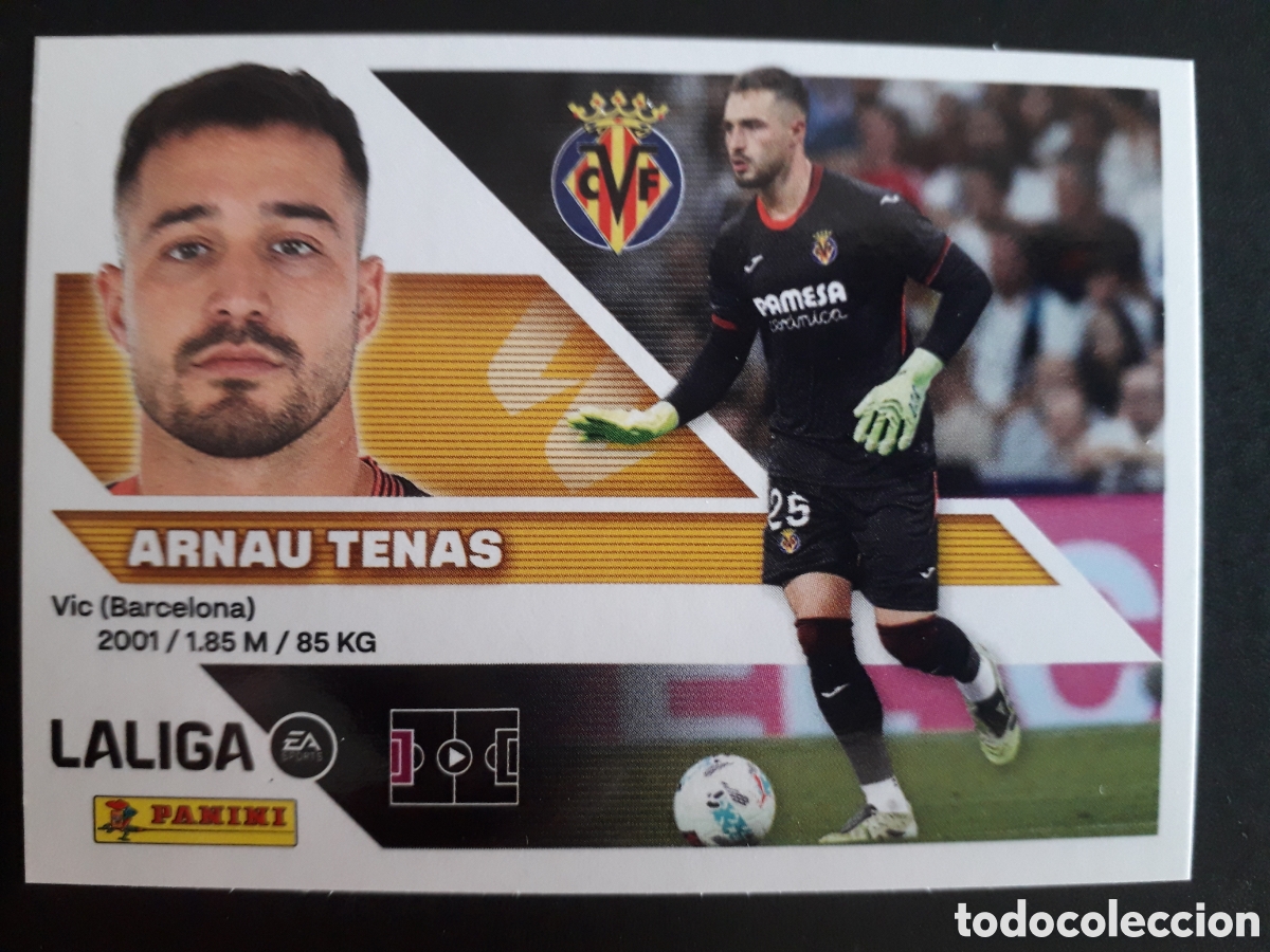 Cromos de f&uacute;tbol: ARNAU TENAS VILLARREAL N&deg; 4 ED ESTE 2026 2027 26 27 SIN PEGAR PEDIDO M&Iacute;NIMO 3&euro;