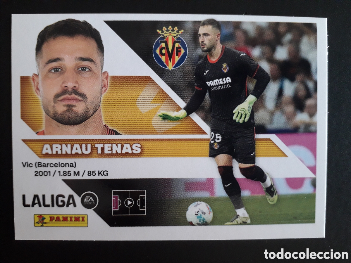 Cromos de f&uacute;tbol: ARNAU TENAS VILLARREAL N&deg; 4 ED ESTE 2026 2027 26 27 SIN PEGAR PEDIDO M&Iacute;NIMO 3&euro;