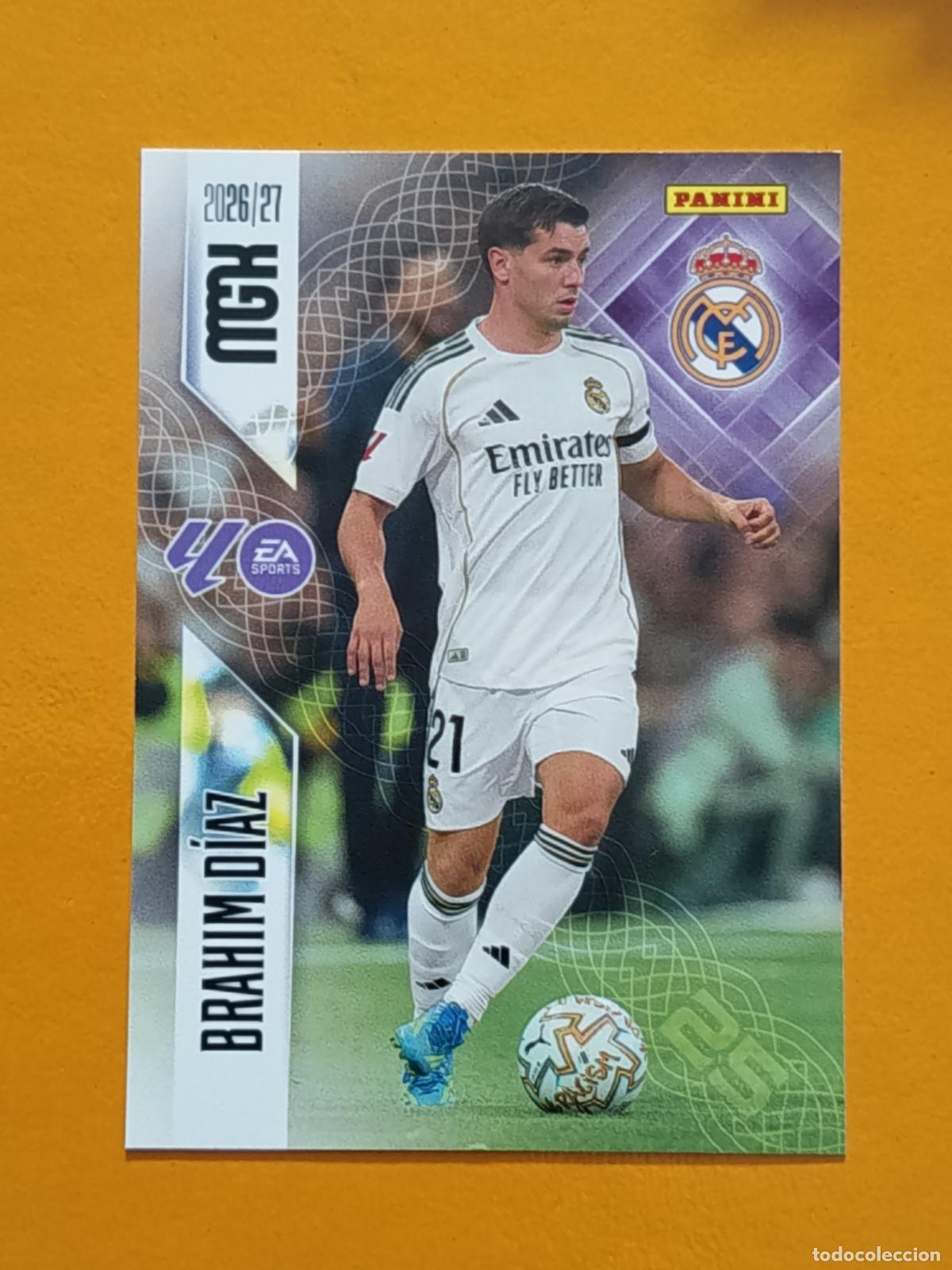 Cromos de f&uacute;tbol: 230 BRAHIM D&Iacute;AZ. REAL MADRID CF. MEGACRACKS 2026-27. PANINI