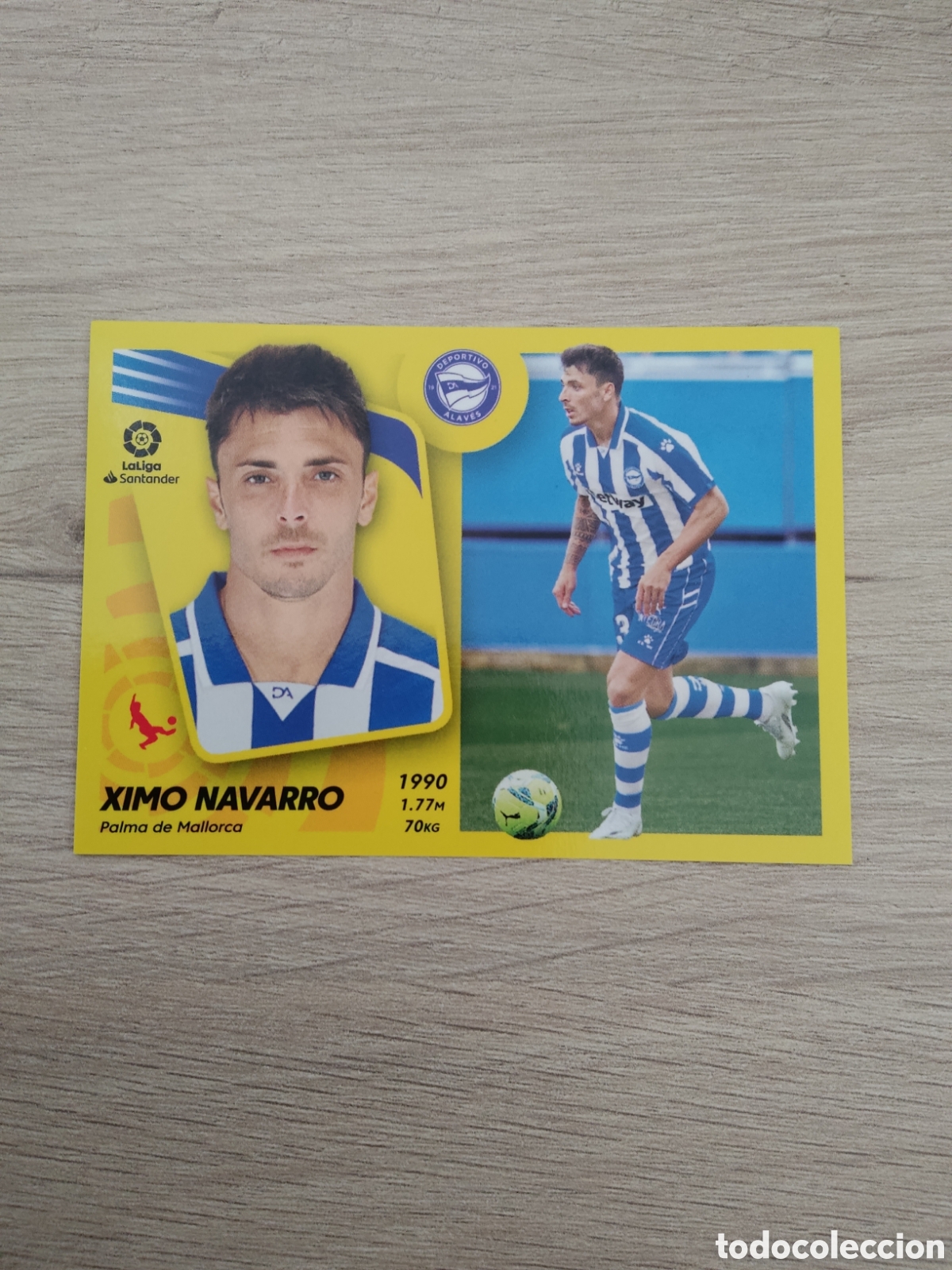 Cromos de f&uacute;tbol: 8 XIMO NAVARRO ALAVES LIGA ESTE 2021 2022