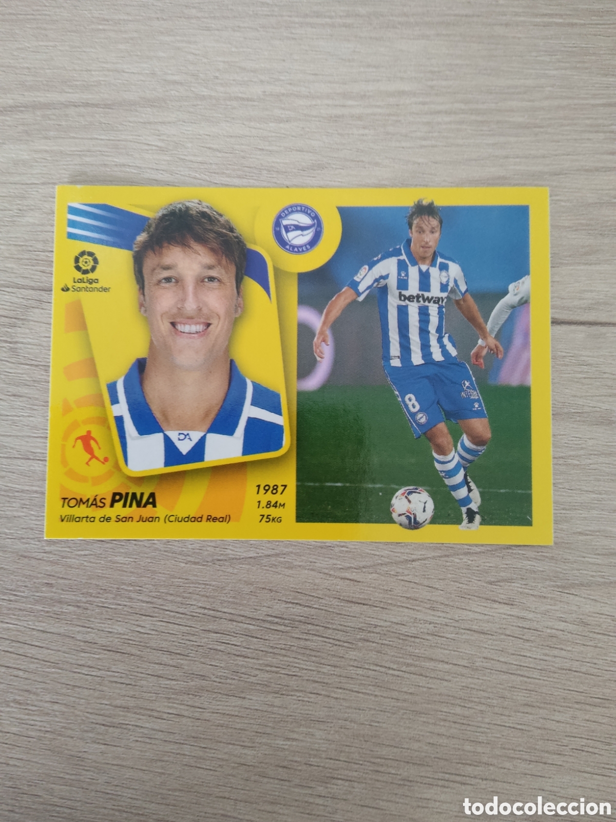 Cromos de f&uacute;tbol: 15 TOMAS PINA ALAVES LIGA ESTE 2021 2022