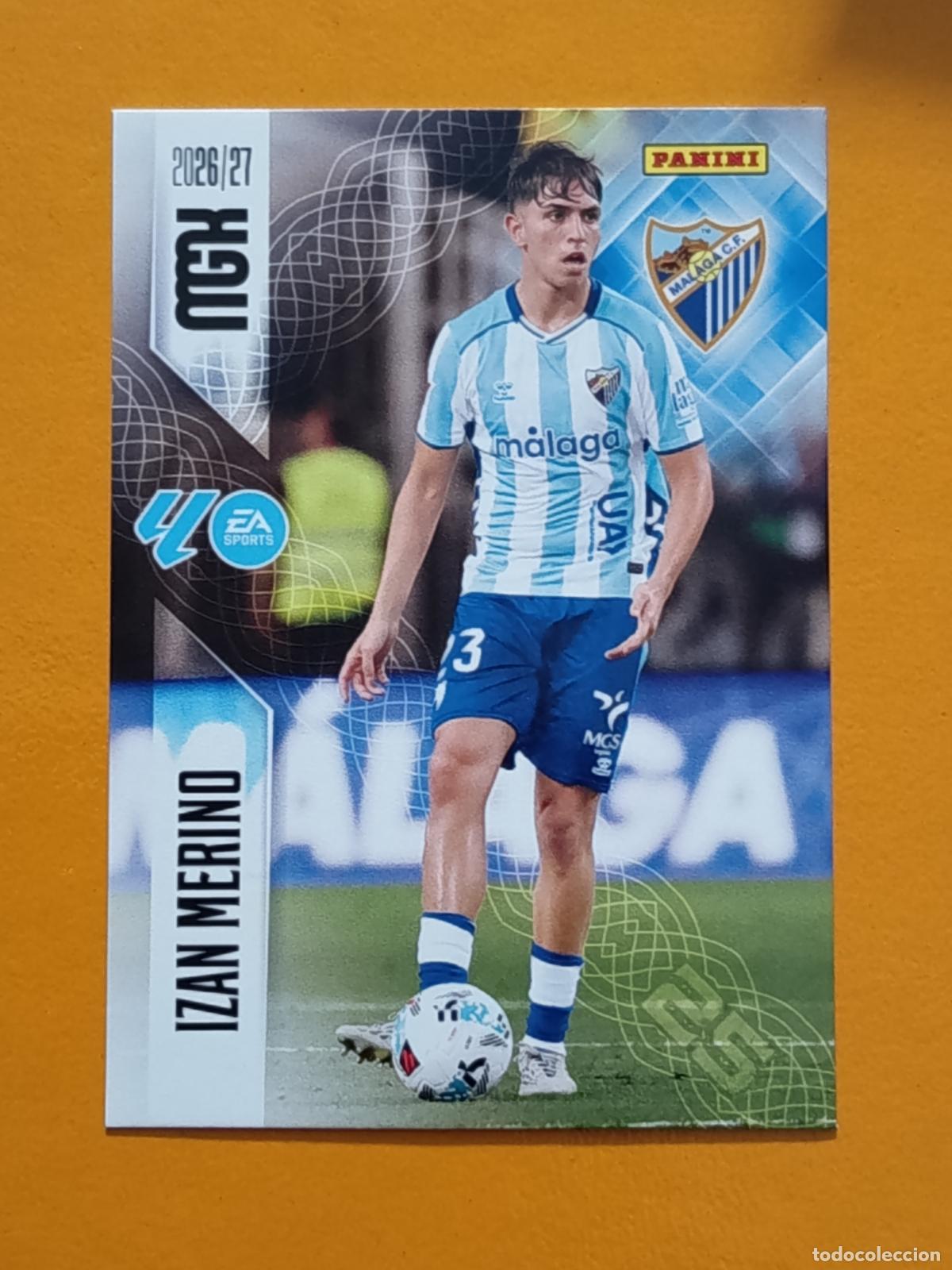 Cromos de f&uacute;tbol: 244 IZAN MERINO. M&Aacute;LAGA CF. MEGACRACKS 2026-27. PANINI