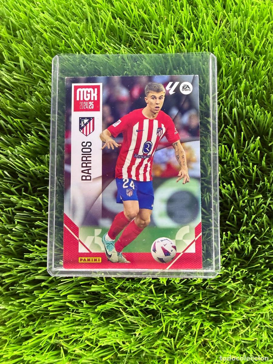 Cromos de f&uacute;tbol: N&ordm; 67 Barrios Atl&eacute;tico de Madrid Megacracks 24 25