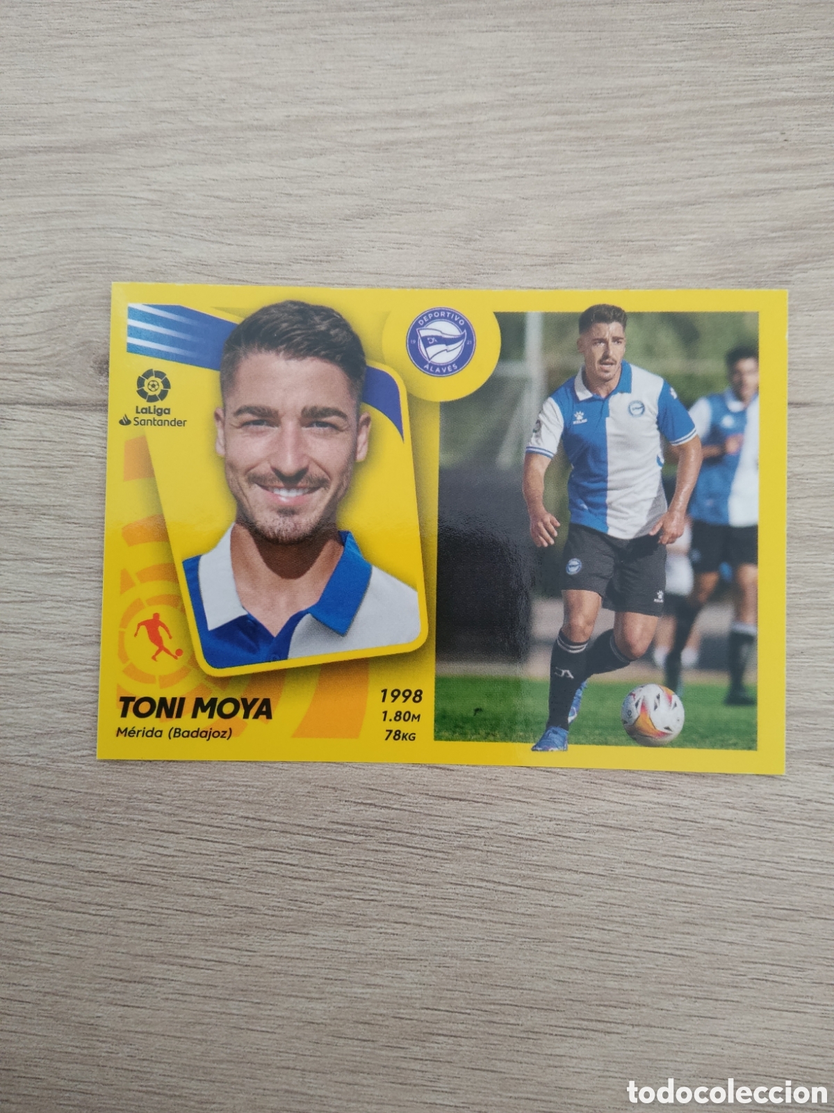 Cromos de f&uacute;tbol: 14 BIS TONI MOYA ALAVES LIGA ESTE 2021 2022