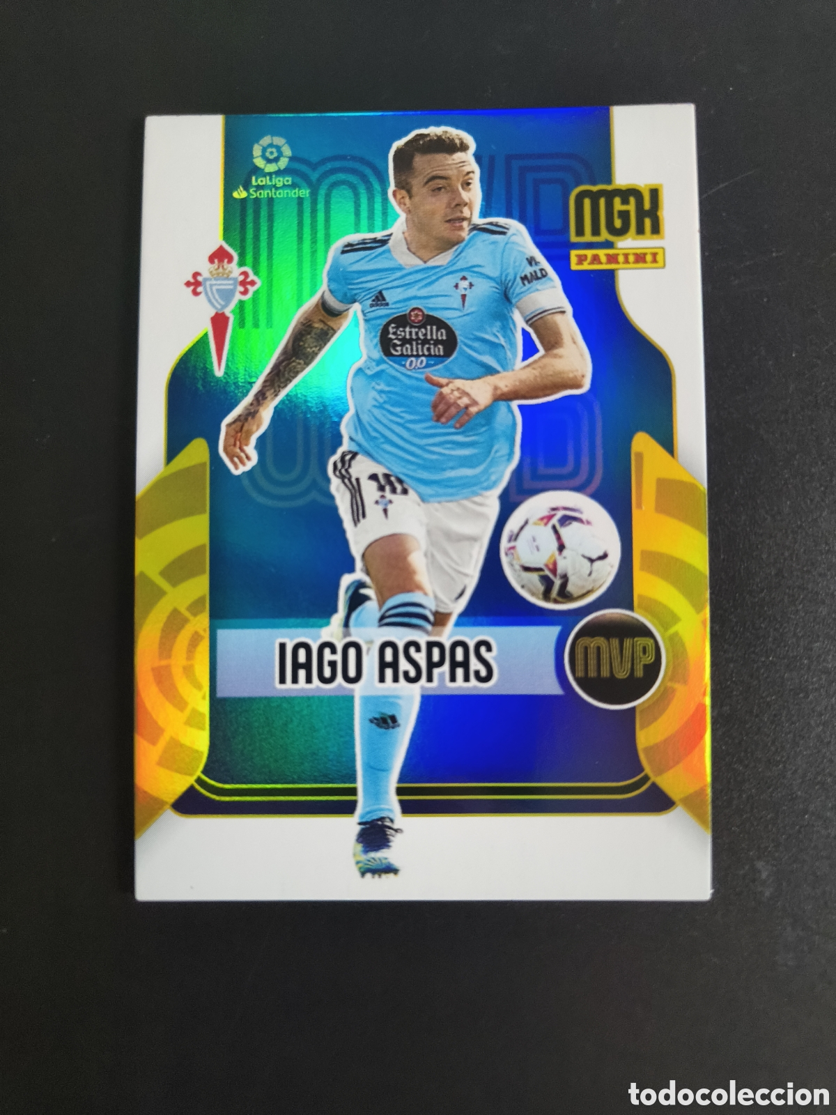 Cromos de f&uacute;tbol: Megacracks 2021/22 368 Iago Aspas MVP